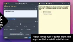  ?? ?? You can view as much or as little informatio­n as you want in the main Vitamin-R window.