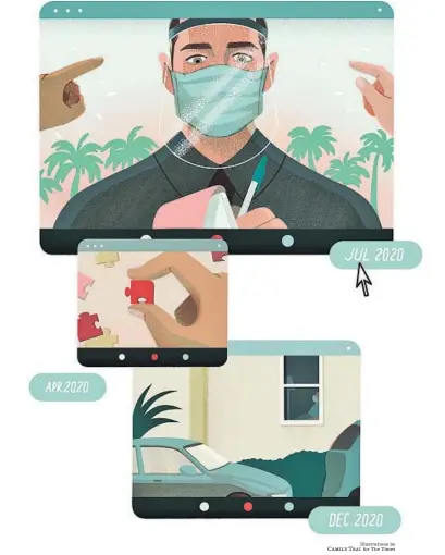  ?? Illustrati­ons by Camily Tsai for The Times ??