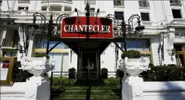  ?? (Photo Dylan Meiffret) ?? Le restaurant du Negresco, Le Chantecler, ouvrira de nouveau ses portes le  juillet.