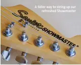  ??  ?? A tidier way to string up our refreshed Showmaster