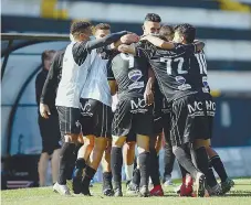  ??  ?? A Sanjoanens­e foi a última equipa apurada para a Liga 3