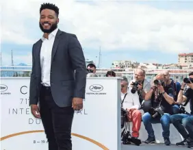  ?? CLEMENS BILAN/EPA-EFE ?? Director Ryan Coogler doesn’t need to have a film at Cannes to be a star. While he was there, he spilled some “Black Panther” secrets.