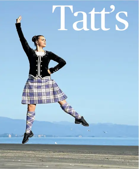  ?? BRADEN FASTIER / NELSON MAIL ?? Sarah de Bruin says she’s ‘‘pretty useless’’ at other forms of dance but has reached the final of the highland dancing world champs twice.