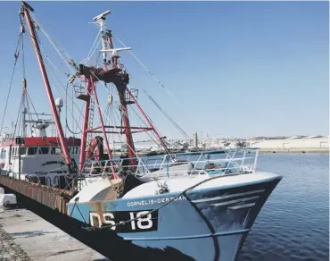  ?? ?? The Scottish-registered scallop dredger Cornelis Gert Jan has been detained in Le Havre