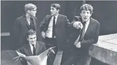  ??  ?? Birth of satire: Jonathan Miller, right, with Alan Bennett, Dudley Moore and Peter Cook