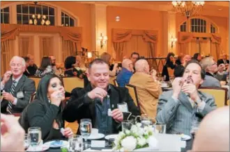  ?? SUBMITTED PHOTO ?? The Perkiomen Valley Chamber of Commerce will host its fourth annual PV Stars Awards Gala Feb. 15. In this file photo, attendees at last year’s event blow bubbles during the program.