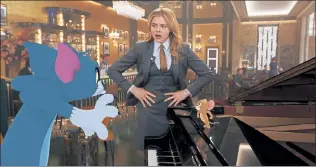  ?? WARNER BROS. PICTURES ?? Chloe Grace Moretz is wasted in ‘Tom & Jerry.’