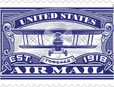  ??  ?? The US Postal Service issued a stamp to commemorat­e the 100th anniversar­y of the first airmail flight.
PICTURE: NATIONAL POSTAL MUSEUM