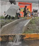  ?? ANDRÉS LOBATO/ARCHIVO ?? Intensas lluvias en la entidad.
