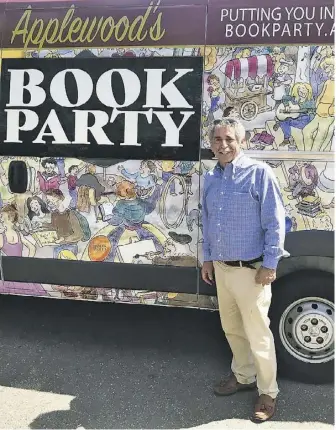  ?? BY JOHN MCCASLIN ?? Massachuse­tts-based Applewood Books Founder and President Phil Zuckerman stopped by Little Washington en route to Norfolk.