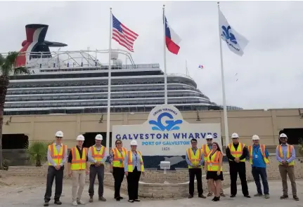  ?? PHOTO: © PORT OF GALVESTON ?? Safety Standards:
Port of Galveston Safety Committee