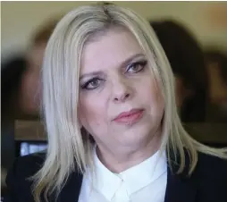  ?? (Marc Israel Sellem/The Jerusalem Post) ?? SARA NETANYAHU – will she cut a plea deal mid-trial?