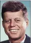  ?? ?? FAMOUS CLAN: JFK and (top) Joe Kennedy III