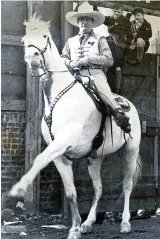  ?? ?? Stunt star: Screen cowboy Tom Mix