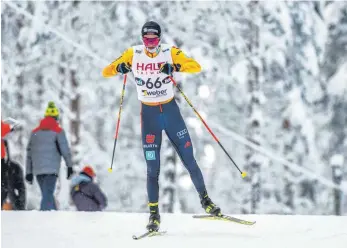  ?? FOTO: TOMI MÄKIPÄÄ ?? Sehr gut in der Spur: Der Isnyer Friedrich Moch lief bei der U23-WM zu Silber.