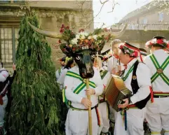  ??  ?? Morris dancing on May Day morning 01/05/2013, 8.15am Oxford approx. 80 annual 51°45’21.5”N 1°15’33.0”W sunny (© Chloe Dewe Mathews 2021, courtesy Loose Joints)