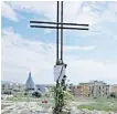  ??  ?? La croce di Balza Akradina