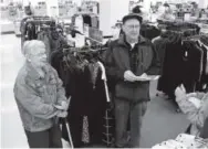  ?? Jim Mone, The Associated Press ?? Jack Walsh, 85, and his 82-year-old wife, Mary Ann, visit a Sears store Wednesday in St. Paul, Minn. They said they have shopped at Sears their entire lives, buying items from curtains and window treatments to tires and tools.