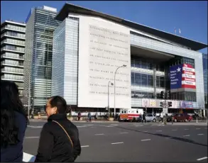  ?? Associated Press ?? In this photo taken December 20, the Newseum is seen in Washington. The Newseum will close the Pennsylvan­ia Avenue location on Tuesday.