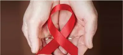  ??  ?? HIV is transmitte­d from an infected person through bodily fluids, including through blood (including menstrual blood), semen and vaginal secretions.