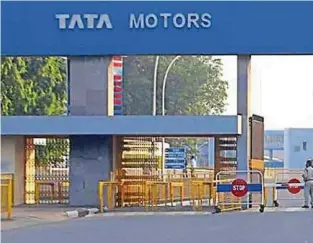  ??  ?? TATA MOTORS, Jamshedpur