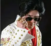  ?? CONTRIBUTE­D ?? Dinner with Elvis, featuring Elvis impersonat­or Todd Berry, will be at 7 p.m. April 19 at Conover Hall in Franklin. Tickets for a buffet-style dinner and the show are $50 and the cost of a VIP ticket is $65.
