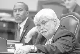  ?? MARK WALLHEISER/ASSOCIATED PRESS FILE ?? Sen. Jack Latvala, R-Clearwater, gave his notice of resignatio­n on Wednesday. Latvala, 66, sent a letter to Senate President Joe Negron continuing to deny any wrongdoing and condemning the investigat­ions into his conduct. “I have had enough,” Latvala...