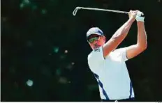  ?? AFP ?? Henrik Stenson of Sweden plays a shot on the third hole during a practice round prior to the PGA Championsh­ip.