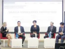  ?? MATIJA HABLJAK/PIXSELL ?? Ana Blašković, Hrvoje Stojić, Maruška Vižek, Anton Stračević i Alen Kovač