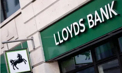  ?? Photograph: Tom Nicholson/Reuters ?? Pressure to pass on interest rates to savers at the same rate as raising mortgage and loan charges has squeezed income for lenders such as Lloyds.