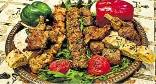  ?? PHOTO: CONTRIBUTE­D ?? CHAR-GRILLED: Turkish cuisine uses barbecuing techniques to release rich flavours and aromas.