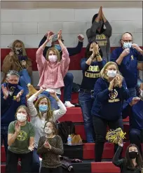  ?? MEDIANEWS GROUP FILE PHOTO ?? The MHSAA announced on Wednesday that it will allow 50 spectators per volleyball team and 125 spectators per football team for the upcoming postseason events scheduled this week.
