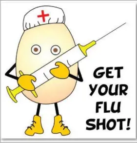  ??  ?? Dr Daly advised the most at risk groups to go to their GP’s and get vaccinated.