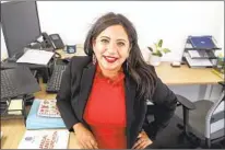  ?? EDUARDO CONTRERAS U-T ?? Liz Ramirez, new CEO of Chicano Federation, grew up on both sides of the border. She began to learn English in the 4th grade.