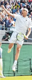  ?? Foto: afp ?? Er hat es geschafft: Sam Novak Djokovic. Querrey besiegt