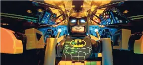  ?? AP PHOTOS ?? Batman, voiced by Will Arnett, in a scene from ‘The LEGO Batman Movie’.