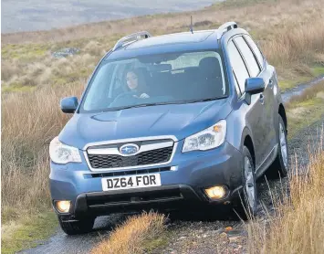  ??  ?? The Subaru Forester has stamped its mark on the “activity” sector of the car market