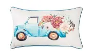  ?? ?? 10. Floral Truck Cushion, M&Co, £18.