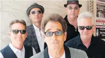  ?? HULEX CORP ?? Huey Lewis, centre, and the News still perform about 75 shows a year and Lewis, 67, says his voice remains in good shape.