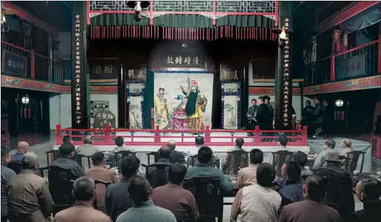  ?? PHOTOS PROVIDED TO CHINA DAILY Farewell My ?? A short movie aired on China Central Television filmed in Beijing’s Anhui Huiguan theater re-creates the premiere night of Concubine presented by Peking Opera master Mei Lanfang in 1922.