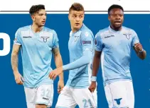  ??  ?? Da sinistra Cataldi (21 anni), Milinkovic (20) e Onazi (22)