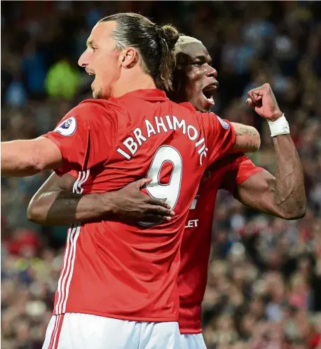  ?? — AFP ?? Hard truth: Manchester United boss Jose Mourinho has said even Zlatan Ibrahimovi­c and are not indispensa­ble.