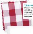  ??  ?? Dana in Red, £29.50m, Jane Clayton &amp; Company Buy now with Ownable