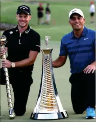  ??  ?? Danny Willett and European No 1 Molinari