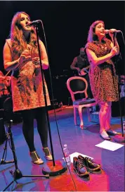  ??  ?? Sister act: The Unthanks will perform at the Royal Albert Hall