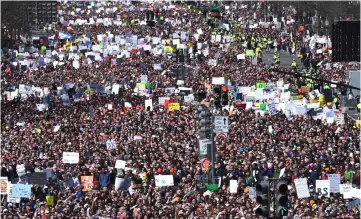  ??  ?? Crowds gather during the March for Our Lives Rally in Washington, DC. — AFP photo