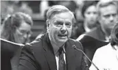  ?? J. SCOTT APPLEWHITE/AP ?? Senate Judiciary Committee Chairman Lindsey Graham, who faces reelection, advances immigratio­n legislatio­n.