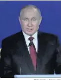  ?? ANATOLY MALTSEV / EFE ?? Vladimir Putin.