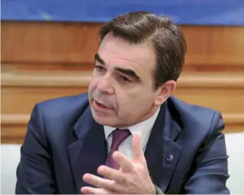  ??  ?? Before being appointed in the new European Commission as one of its vice presidents, with the portfolio for Promoting the European Way of Life, Margaritis Schinas served as the Commission’s chief spokesman from 2014 to 2019.