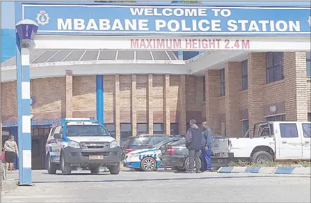  ?? (File pic) ?? The front view of the newly-built Mbabane Police Station. Tornado Constructi­on is alleged to have not received their retention and monies owed after completing the constructi­on.